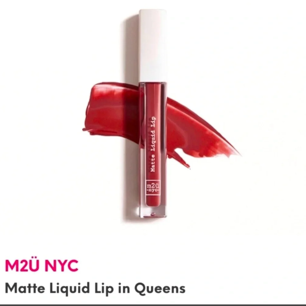 🌻 4/$25 M2Ü NYC Matte Lipstick- “Queens”, Full Size, NWT